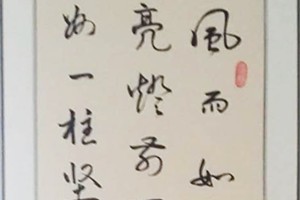 田雄标书法作品