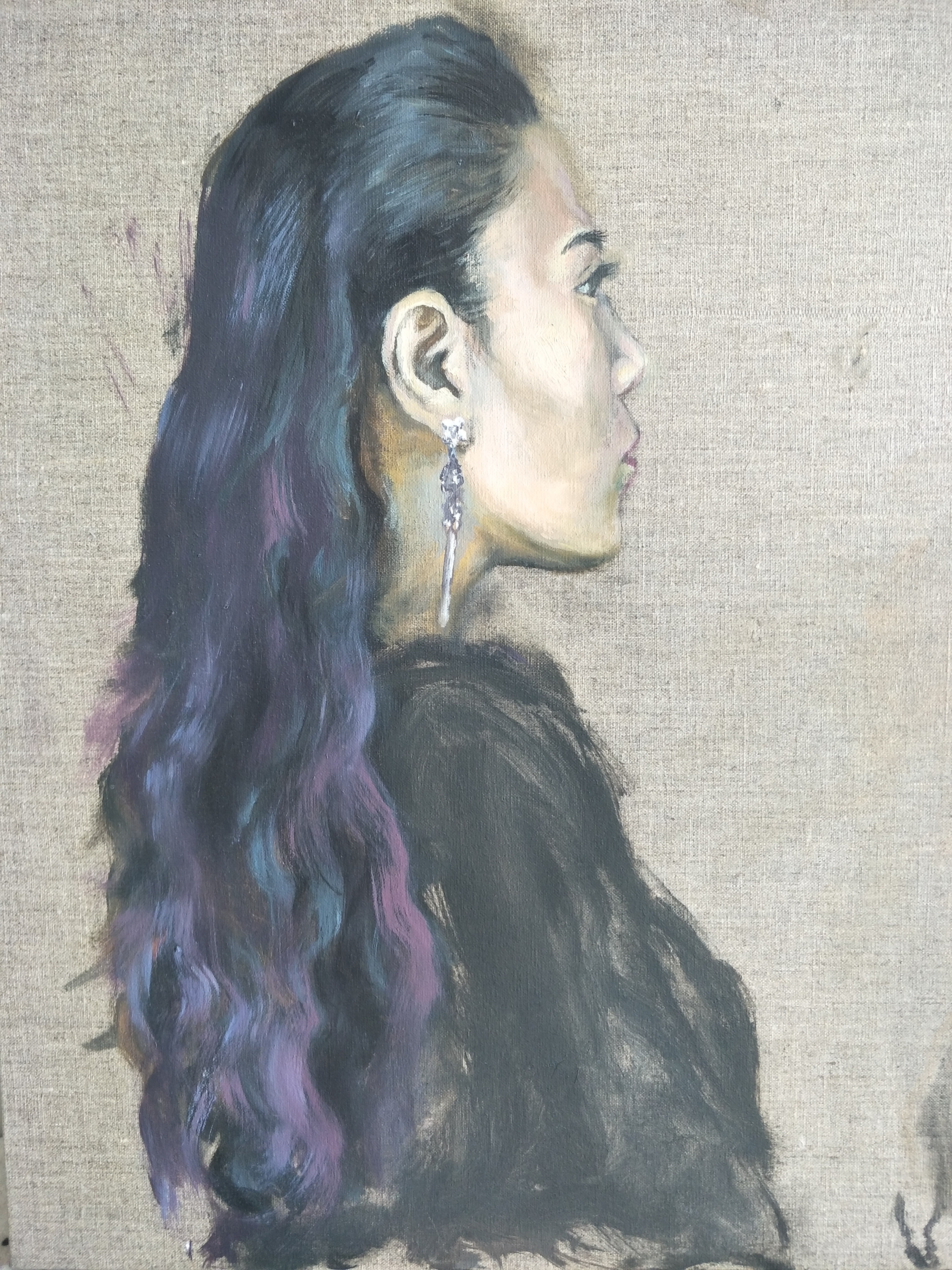 王腊春油画作品