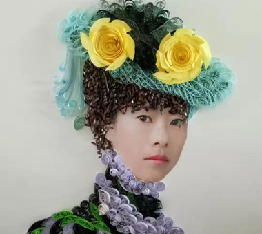 李清衍纸画作品