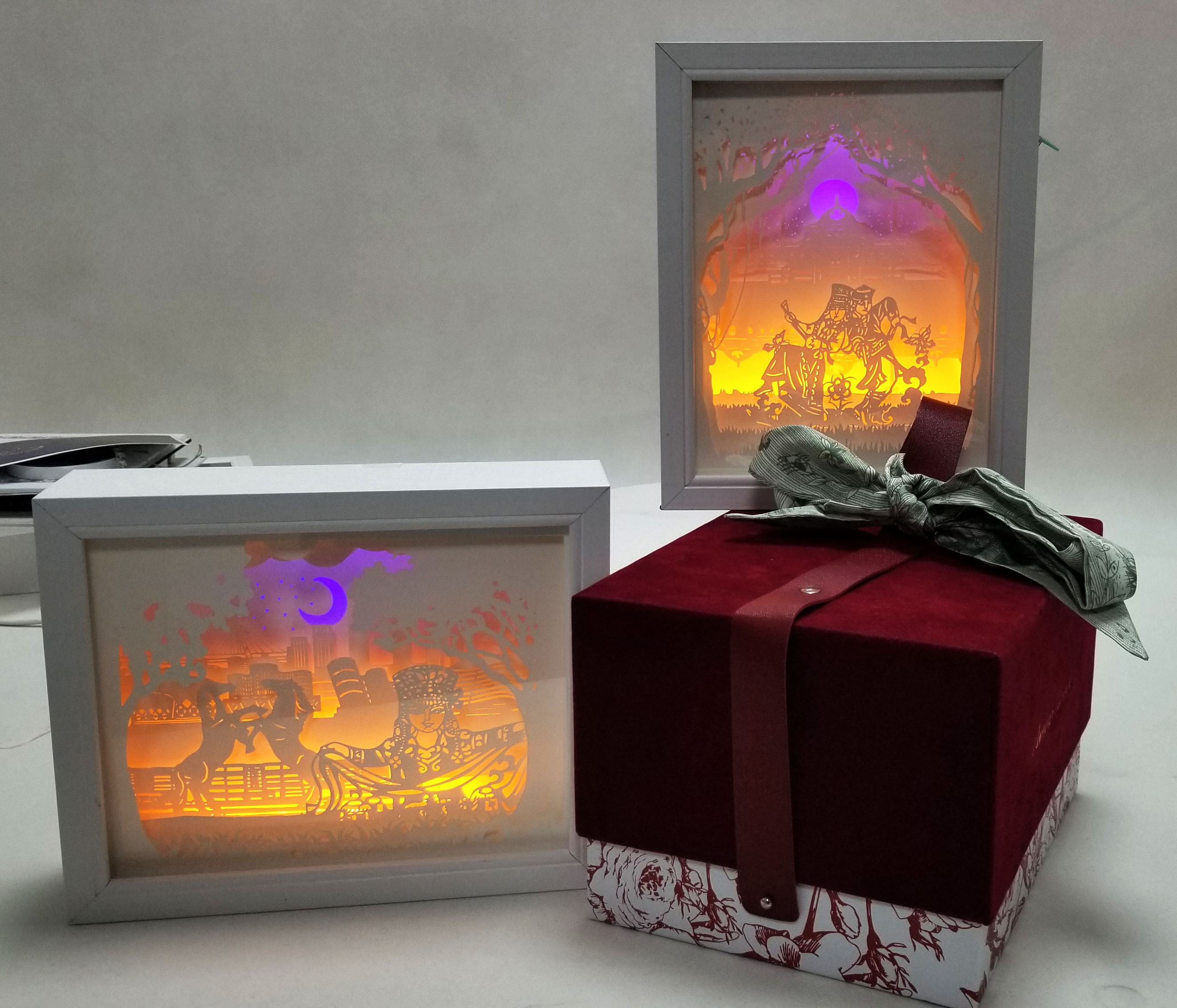 鄂尔多斯剪纸纸雕灯