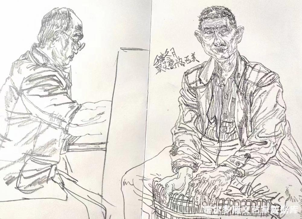 《速写人物二》