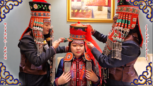 鄂尔多斯婚礼-新娘头饰